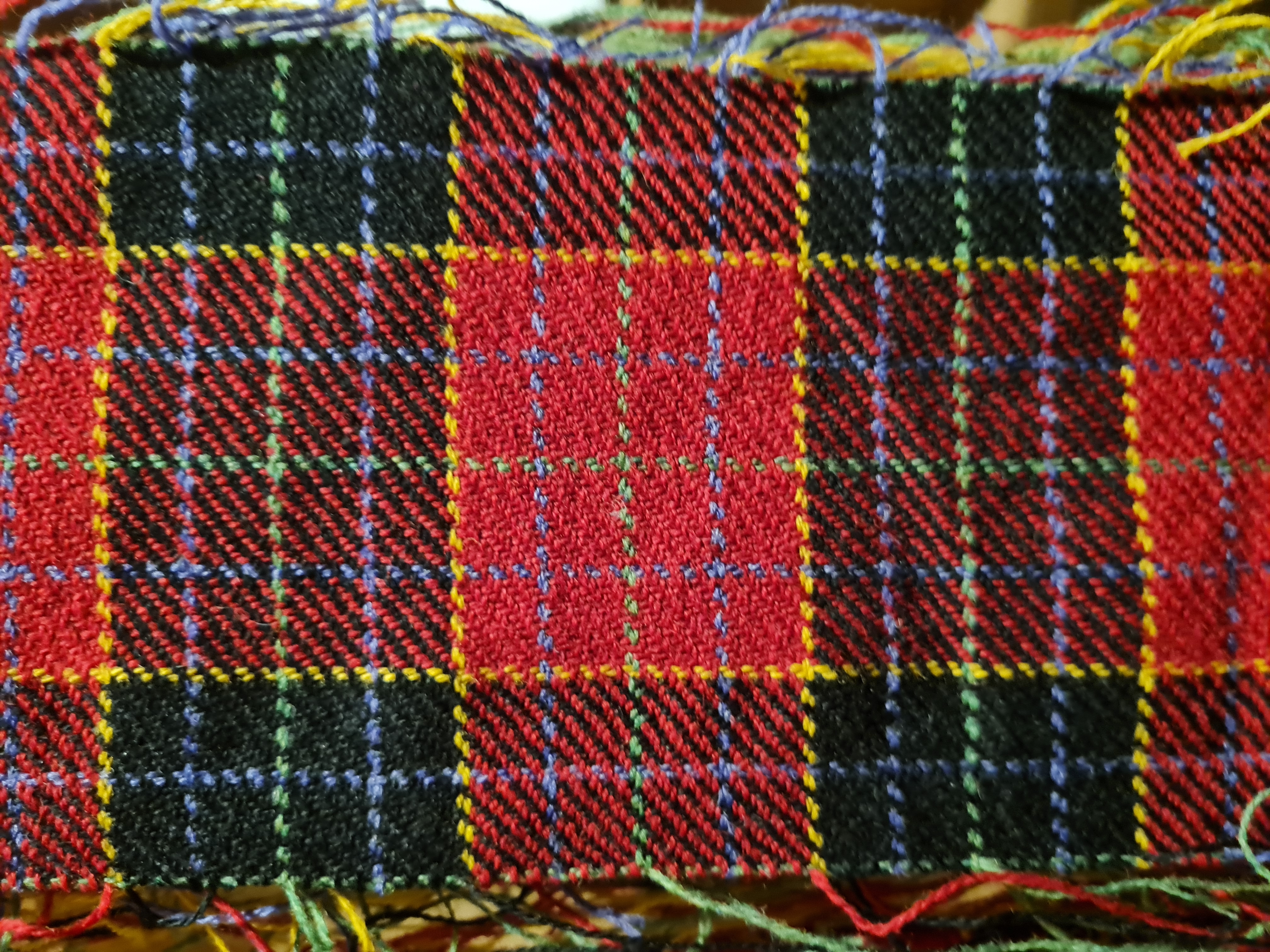 red art cymru tartan number 3